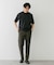 『抗菌／防臭』LIFE STYLE TAILOR　シルケットポンチストレッチTシャツ