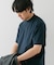 『抗菌／防臭』LIFE STYLE TAILOR　シルケットポンチストレッチTシャツ