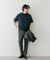 『抗菌／防臭』LIFE STYLE TAILOR　シルケットポンチストレッチTシャツ