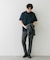 『抗菌／防臭』LIFE STYLE TAILOR　シルケットポンチストレッチTシャツ