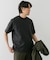 『抗菌／防臭』LIFE STYLE TAILOR　シルケットポンチストレッチTシャツ