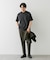 『抗菌／防臭』LIFE STYLE TAILOR　シルケットポンチストレッチTシャツ