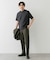 『抗菌／防臭』LIFE STYLE TAILOR　シルケットポンチストレッチTシャツ