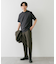 『抗菌／防臭』LIFE STYLE TAILOR　シルケットポンチストレッチTシャツ