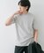 『抗菌／防臭』LIFE STYLE TAILOR　シルケットポンチストレッチTシャツ