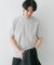 『抗菌／防臭』LIFE STYLE TAILOR　シルケットポンチストレッチTシャツ