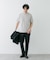 『抗菌／防臭』LIFE STYLE TAILOR　シルケットポンチストレッチTシャツ