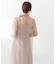 kaene　ラメチュールレイヤードレースドレス