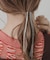 ビジューチェーンヘアカフ