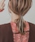 ビジューチェーンヘアカフ