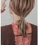 ビジューチェーンヘアカフ