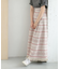 エスニック柄ボリュームスカート