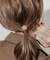 メタルローズモチーフヘアカフ