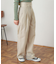 ハイウエストタックパンツ