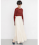 シフォンフリンジフレアスカート∴