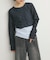 レイヤードワッシャーロンTEE