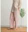 リネンレーヨンイージーパンツ