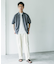 リネンライクショートスリーブシャツカーディガン