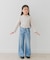 『WEB／一部店舗限定サイズ』メローフリルリブタートルネックTシャツ(KIDS)