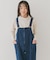 『WEB／一部店舗限定サイズ』メローフリルリブタートルネックTシャツ(KIDS)
