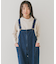 『WEB／一部店舗限定サイズ』メローフリルリブタートルネックTシャツ(KIDS)