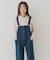 『WEB／一部店舗限定サイズ』メローフリルリブタートルネックTシャツ(KIDS)