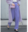 カーブフォルムハイウエストパンツ