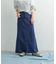Denim Flare Skirt