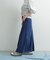Denim Flare Skirt