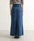 Denim Flare Skirt