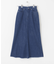 Denim Flare Skirt