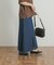 Denim Flare Skirt