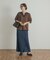 Denim Flare Skirt