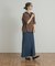 Denim Flare Skirt