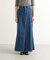 Denim Flare Skirt