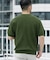 『WEB限定』変形カノコ半袖クルーネックニット