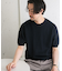『WEB限定』変形カノコ半袖クルーネックニット