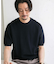 『WEB限定』変形カノコ半袖クルーネックニット