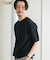 『WEB限定』変形カノコ半袖クルーネックニット