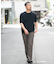 『WEB限定』変形カノコ半袖クルーネックニット