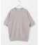 『WEB限定』変形カノコ半袖クルーネックニット