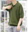 『WEB限定』変形カノコ半袖ニットポロ