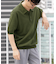 『WEB限定』変形カノコ半袖ニットポロ