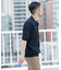 『WEB限定』変形カノコ半袖ニットポロ