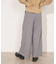 ダブルタックワイドパンツ
