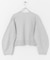 unfil　crew-neck cardigan