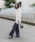 『UR TECH DRYLUXE』リネンライクワイドパンツ