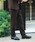 『イージーケア』LIFE STYLE TAILOR　ウールライクツイルコンフォータブルパンツ