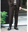 『イージーケア』LIFE STYLE TAILOR　ウールライクツイルコンフォータブルパンツ