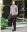 『イージーケア』LIFE STYLE TAILOR　ウールライクツイルコンフォータブルパンツ